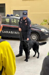 Nelle foto, alcuni momenti dell’incontro degli alunni della Secondaria con i Carabinieri del Comando Provinciale di Latina.
